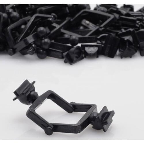 50/100/200 Pcs Dental Lab Orthodontics Plastic Disposable Articulator Ceramco Articulator Black Dentist Accessiores