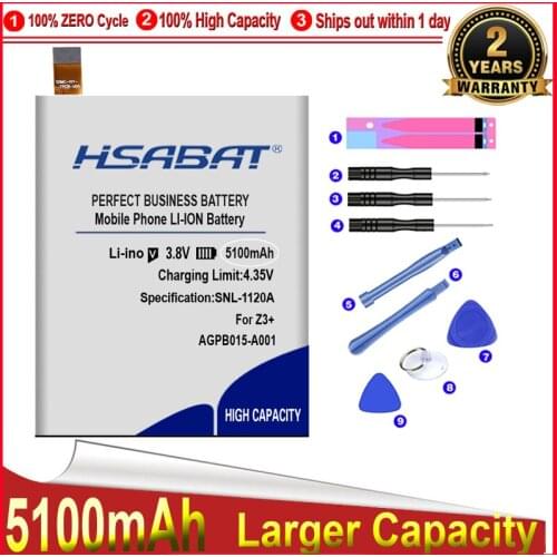 HSABAT LIS1579ERPC 4900mAh Battery For Sony Xperia C5 Ultra / Dual E5506 E5553 E5533 E5563 Z3 Plus Z3+/ Dual E6553 Z4 E6533