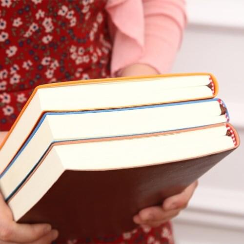 A5 A6 B5 size line pages Notebook business diary PU leather Office school Notepad Meeting minutes Sketchbook Journal Stationery