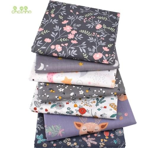 Chainho,7pcs/lot,World In Dreams Series,Printed Twill Cotton Fabric,Patchwork Cloth,DIY Sewing Quilting Material For Baby&Child