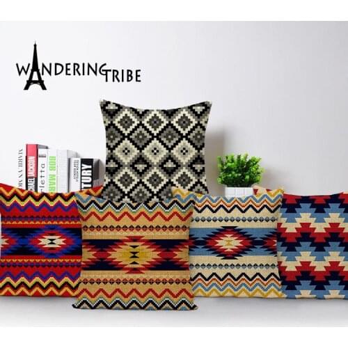 Cushion Covers Geometric Outdoor Cushions Custom Linen Throw Pillowsc Home Decor Morocco Pillow Decorative Cushion Cover