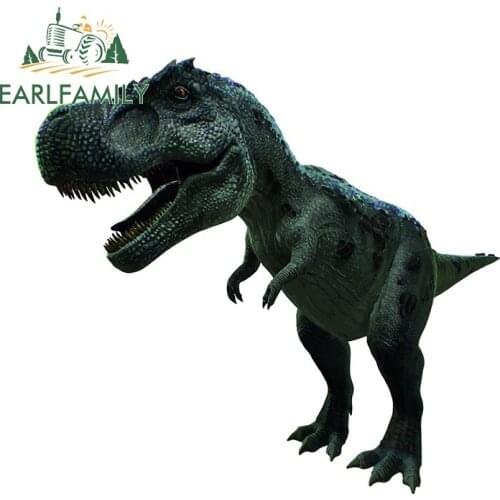 EARLFAMILY 13cm x 12.2cm for Albertosaurus Decal Scratch-proof Window Scratch-Proof Anime Motorcycle Helmet Vinyl Car Stickers