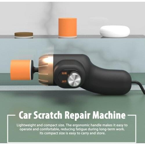 Car Electric Polisher Cleaning Polishing Waxing Machine Adjustable Speed Portable To Auto Surface Scratch Repair Remove Care Kit