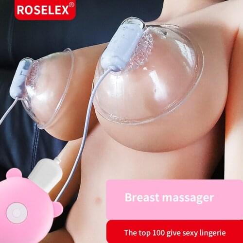 Electric breast massager teasing nipples kneading female breasts breast pump sex toys student bed masturbation