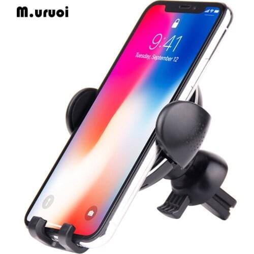 M.uruoi 10W QI Wireless Car Charger Quick Charge Charging Stand For iPhone X 8 Plus Samsung Galaxy S8 S7 Note 8 Car Stand Holder