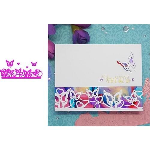 Metal cutting dies butterfly border cut die mold Scrapbooking cards making paper craft knife mould 2020 new