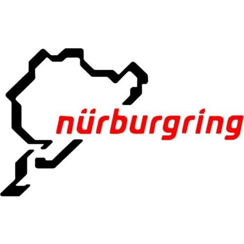 Nurburgring Car Auto Trunk Body Bumper Window Decoration Styling Decals Sticker наклейки на авто автомобильные товары Accessorie