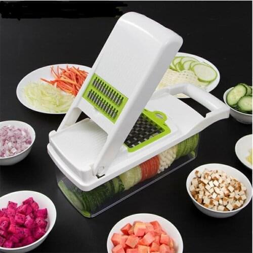 Mandoline Vegetable Cutter Vegetable Grater Slicer Chopper Tomato Potato Peeler Carrot Salad Bowl Drain Cook Kitchen Accessories