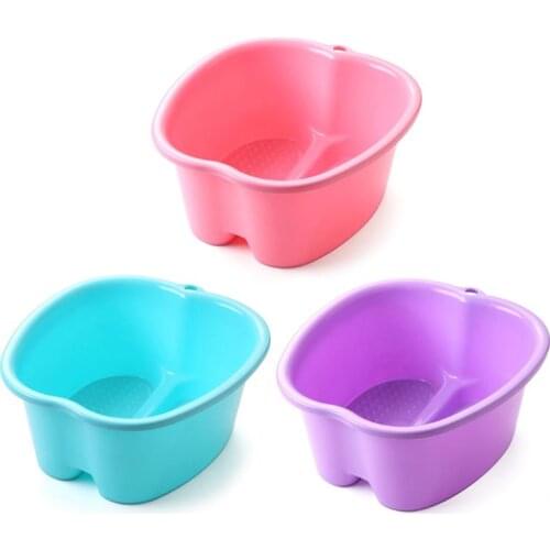 Plastic Large Foot Bath Spa Tub Basin Bucket for Soaking Feet Detox Pedicure Massage Portable High Quality and Brand New