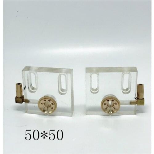 Wire cutting parts water board 50*50 side inlet about copper nozzle mouth