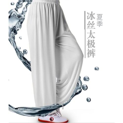 Micro Fiber Tai Chi Pants Martial Arts Training Pants Mens and womens pants Yoga pants Elasticity Tai Chi clothing