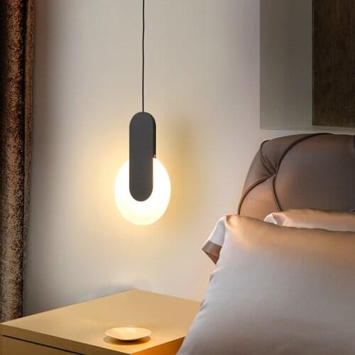 Nordic Bedside Kitchen led Pendant Light Modern Bedroom Bedside Hanging Lamp LED Lighting Fixture Suspension Lights WY73103