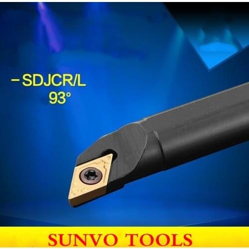 S08K/S10K/S12M/S16Q/S20R/S25S-SDJCR07/SDJCR11/SDJCL11 Use CNC Insert DCMT/DCGT Lathe tool Internal Turning Tools