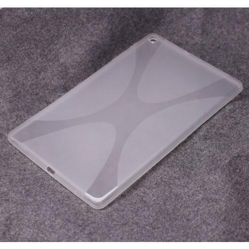 X Line TPU Case Back Cover for Samsung Galaxy Tab A 10.1 2019 SM-T515 SM-T510 T515 T510 Clear Soft Silicone Transparent Case