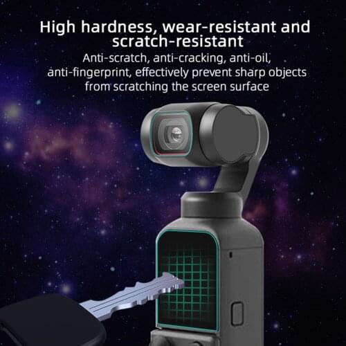 Screen Protector Carrying Handheld Tempered Glass Camera Elements for DJI Pocket 2 Gimbal Camera Lens Protector