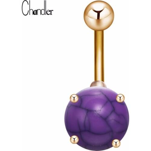 Chandler 10pc Retro Double Ball Navel Belly Button Ring Plastic Resin Piercing Body Jewelry For Women Summer Accessary 3 Colors