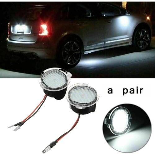 2Pcs Super Bright 18LED Side Mirror Puddle Lights For Ford F-150 Waterproof New
