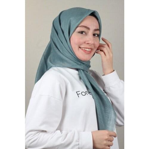 BONJELA SHİNE FLAT SILVERY LINEN SCARF-DESEN-02-RENK-29