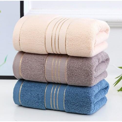 Cotton adult absorbent bath towel set, solid color, soft bathroom, shower, bathroom, for children, environmental protection and