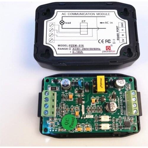 AC Power Meter Energy Meter 220V 100A RS485 Modbus Electricity Kwh Meter for Homekit PZEM-016 With Split CT