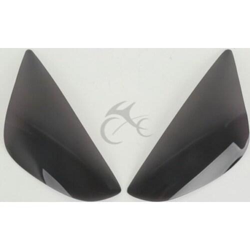 Motorcycle HeadLight Lens Cover Shield For Kawasaki Ninja ZX6R ZX636 2005-2006 Black/Clear/Smoke