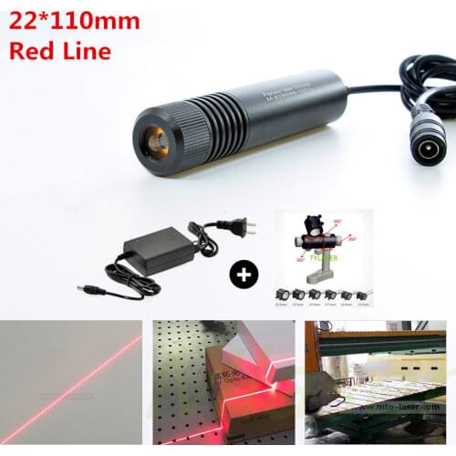 650nm 10mw 50mw 100mw 150mw 200mw Laser Line Module for Clothes Cutting / Wood Cutting Mechanical Positioning