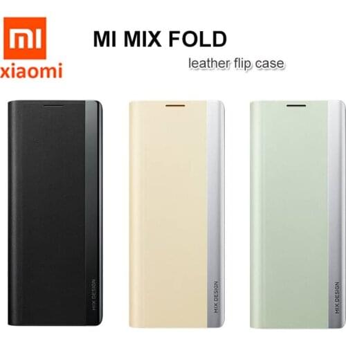 Original xiaomi mi mix fold Flip Case PU Leather Mi Mix Fold 5G full protect cover for MixFold 5G Case