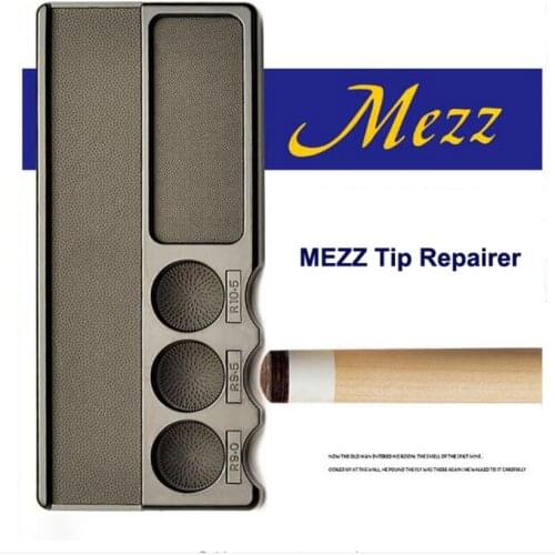 Original MEZZ Billiard Cue Tip Shaper Tool Repair Tool Tip Pool Cues Tip Repair Set Snooker Tip Multi-function Repair Tools