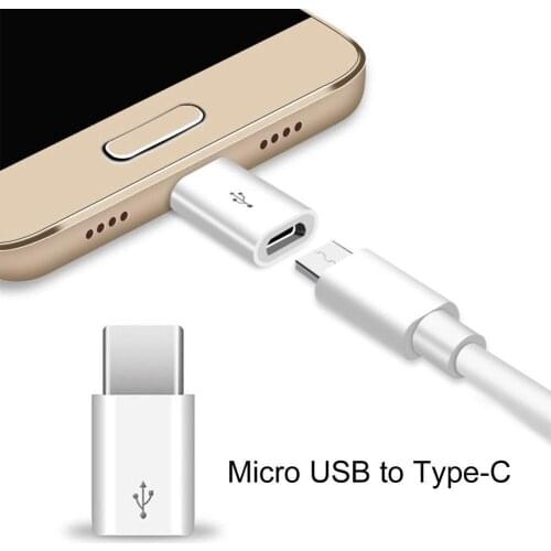 10Pcs Wholesale Mini Type-C Male to Micro USB Female Adapter Mobile Phone Charge Converter Mobile Phone Accessories