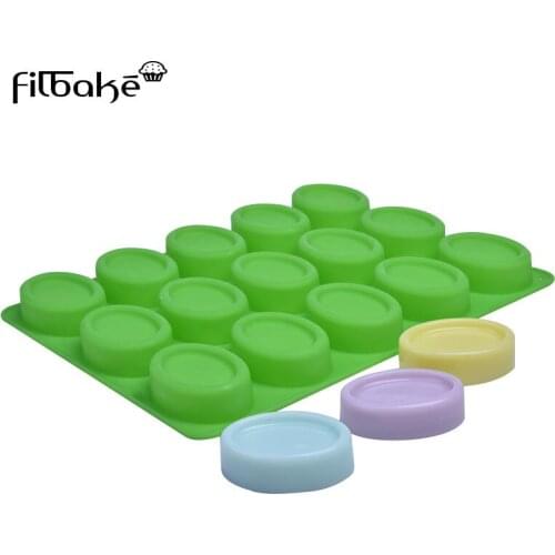 FILBAKE Silicone Mold Cavity 15 Oval Bread Baked Muffins And Cakes Of Soap Natural Soap Cheesecake Brownie Candy Mold Making