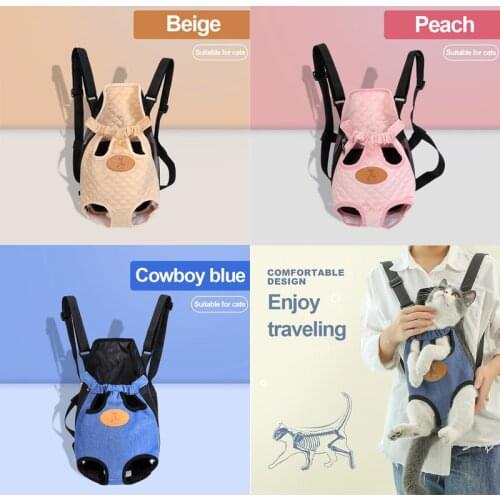 Hoopet Pet Cat Carrier Fashion Travel Bag Dog Backpack Breathable Pet Bags Shoulder Puppy Carrier