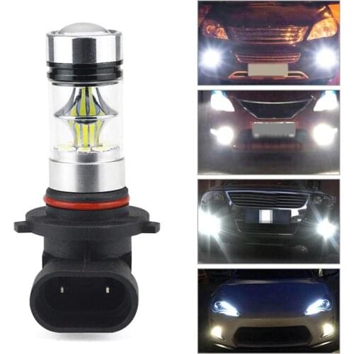 Fog Light High Power 100W LED 6000K 9005 HB3 9006 HB4 Daytime Light Super Bright 100W Fog Lamp Automobiles DRL LED Light 6000K