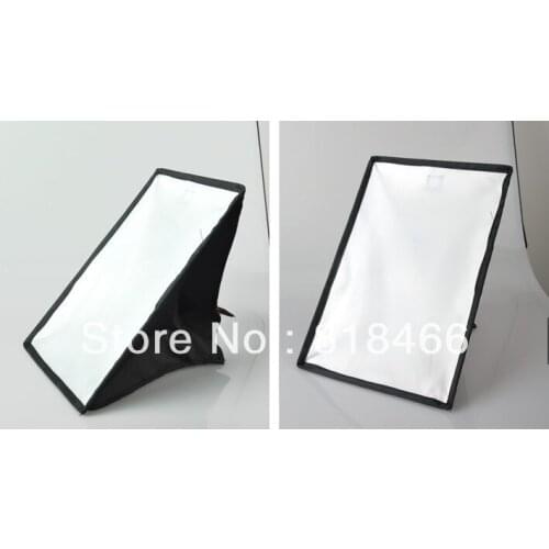 Wholesale 10pcs 20cmx30cm Universal Foldable Flash Light Diffuser Softbox Soft box for Canon Nikon pentax all DSLR CAMERA