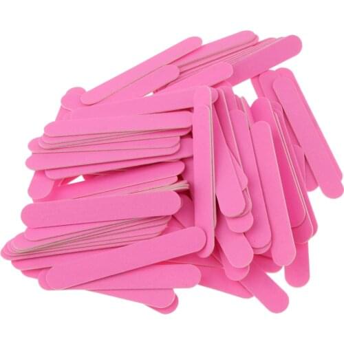 100 PCS Nail Sanding Files Polish Cutin Remover Buffer Block Manicure Pedicure