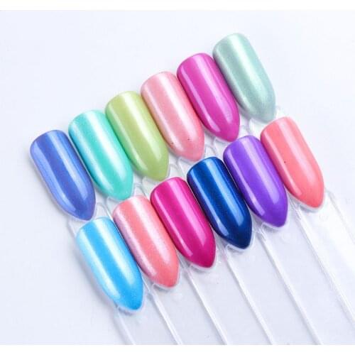 12 Colors Ultrafine Glitter Nail Art Shimmer Powder Dust Coating Pigment DIY Manicure Decoration Beauty Eyeshadow Cosmetic Tools