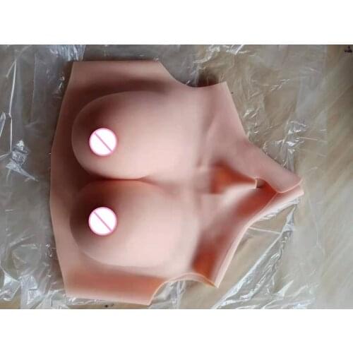 2G Upgrade BCDEG High Collar Fake Artificial Boob Realistic Silicone Breast Forms Crossdresser Shemale Transgender Drag Queen