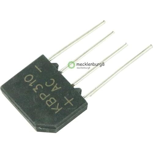5 pieces. KBP310 SIP-4 3A 1000 V diode bridge rectifier single phase bridge rectifier new arrival