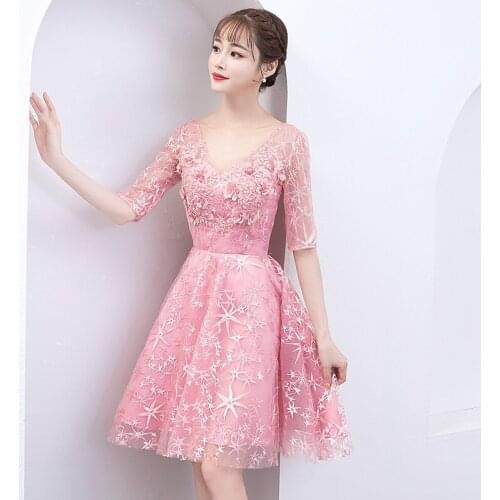 Aswomoye V-neck Women Dresses