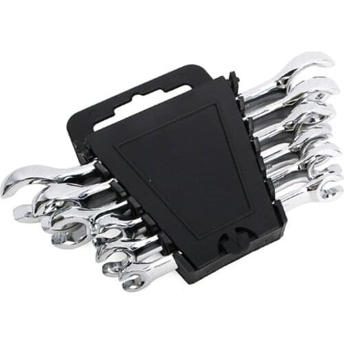 Automotive high-pressure tubing wrench double headed hexagonal open end wrench brake tubing wrench