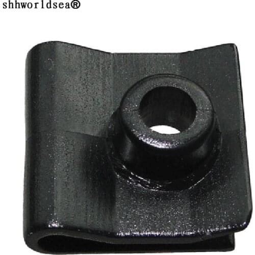 Shhworldsea auto clip fastener Nylon “U” Nut #12 Screw Size Panel Distance: 1mm for Nissan 63848-D0100