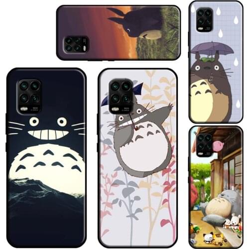 My Neighbor Totoro Anime Phone Case For Xiaomi Mi 10T Pro 9 10 11 Lite Ultra A3 POCO F3 F1 F2 M3 Pro X3 Soft Cover
