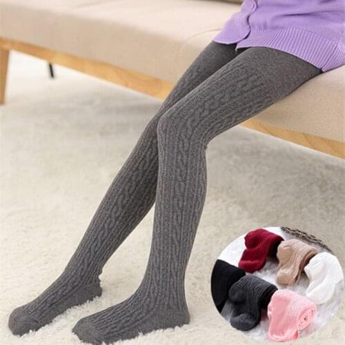 Children tights fashion casual Cotton Warm knit spring autumn Baby kids girls Pantyhose Baby Girl stockings