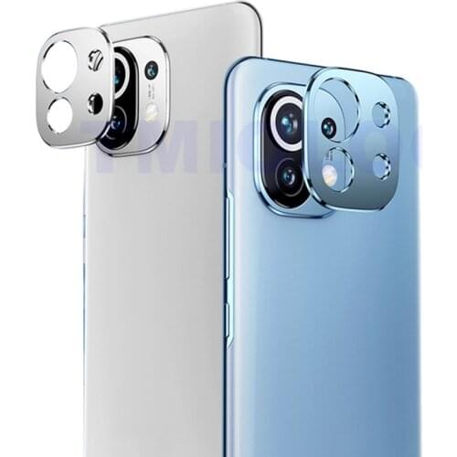 For Xiaomi Mi 11 Ultra Camera Film Metal Lens Case Back Screen Protector for Mi 11 Matter Anti-Scratch Protection Ring Cover