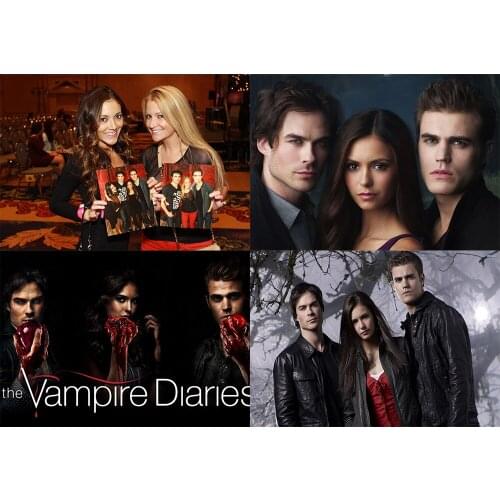 The Vampire Diaries movie Poster Clear Image Wall Stickers Home Decoration High Quality Prints White Coated Paper home art Brand