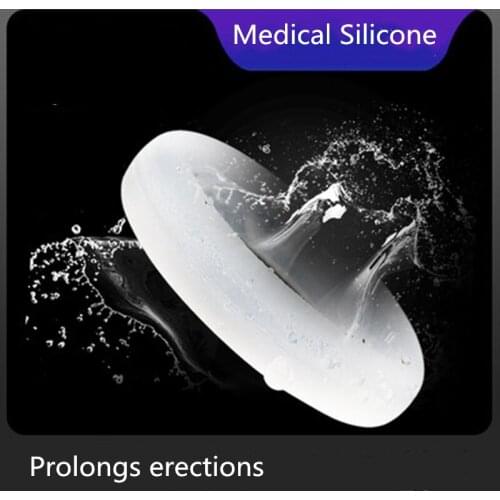 Ball Stretchy Strong Donut Cock Rings Penis Ring Sex Toys for Men Delaying Ejaculation Cockring male chastity device belt