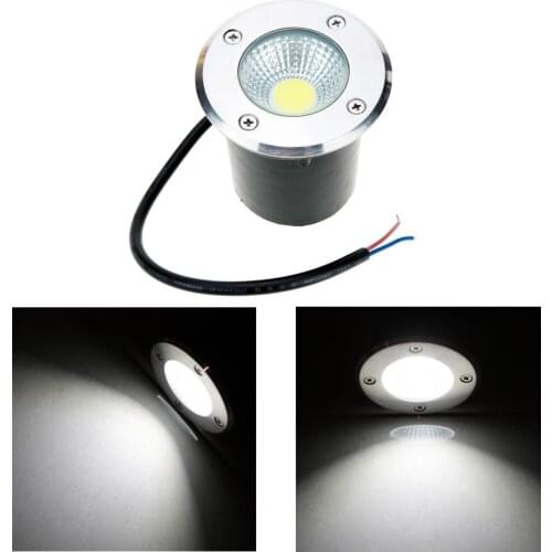 AC85-265V IP68 5W 10W Buried Lamp Inground Lighting Outdoor COB LED Underground Lamp Light DC12V Garden Light Yard