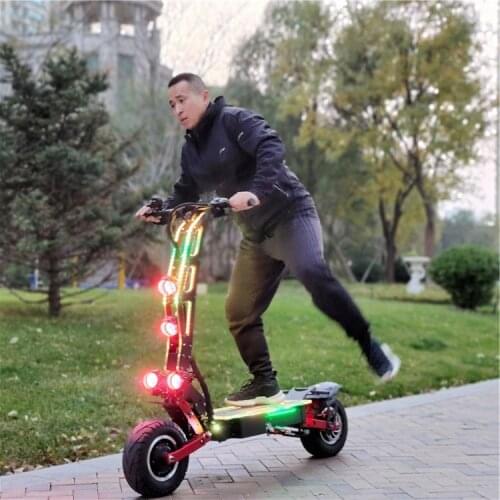 2021 Hot selling China fast 60v 13inch dual motor 8000w adult electric scooter with seat