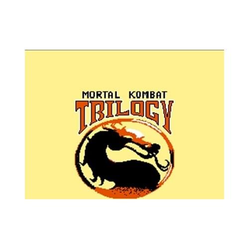 Mortal Kombat Trilogy 60 Pins 8 Bit Game Card