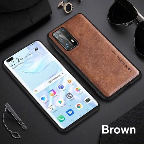 XXx Leather Case For Huawei P40 Pro Lite Original Soft Silicone Edge Back Phone Cover