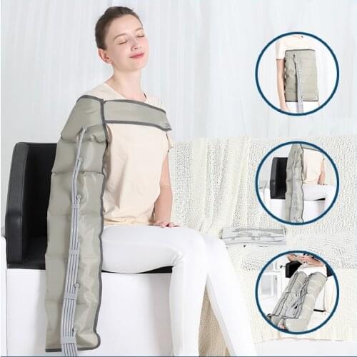 6 Cavity relax function device Air compression Leg Foot Massager leg arm waist Massage Relieve Pain Fatigue